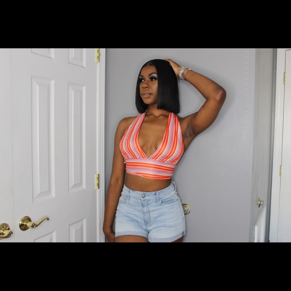 Stripped crop top